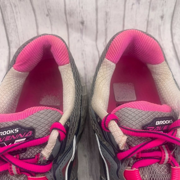 Brooks Womens Ravenna 5 Gray Pink Road Running Shoes 1201491B672 US Size 8.5B - Picture 8 of 11